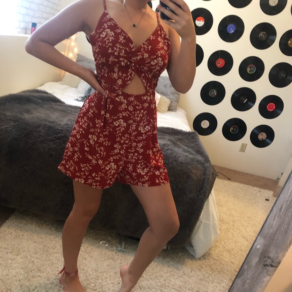 3 FOR 20🌟 NEW ZAFUL FLORAL ROMPER SIZE 6 - Picture 3 of 5